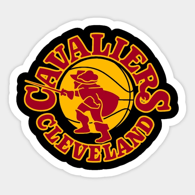 Classic Royal Cavaliers From Cleveland Sticker by Angel.United.Nation